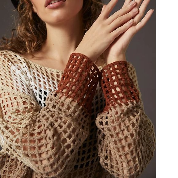 Anthropologie Striped Poncho - Picture 3 of 5